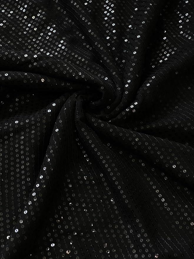 Trendy Sequins Work Georgette Saree(PL)